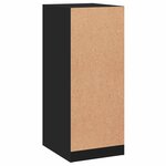 vidaXL Garde-robe noir 48x41x102 cm bois d'ingénierie