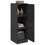 vidaXL Buffet noir 34 5x39x107 cm acier