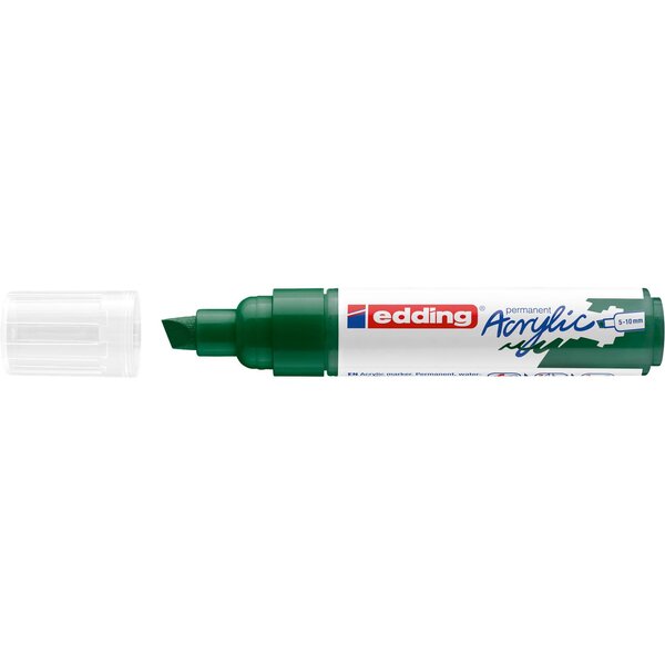 Marqueur acrylique large 5000 vert mousse 5-10 mm EDDING