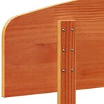 vidaXL Tête de lit cire marron 90 cm bois massif de pin
