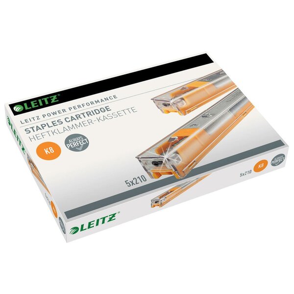 Agrafes K8 Jaune - 40 feuilles (paquet 5 unités)