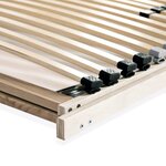 vidaXL Sommier à lattes avec 28 lattes 7 zones 80 x 200 cm