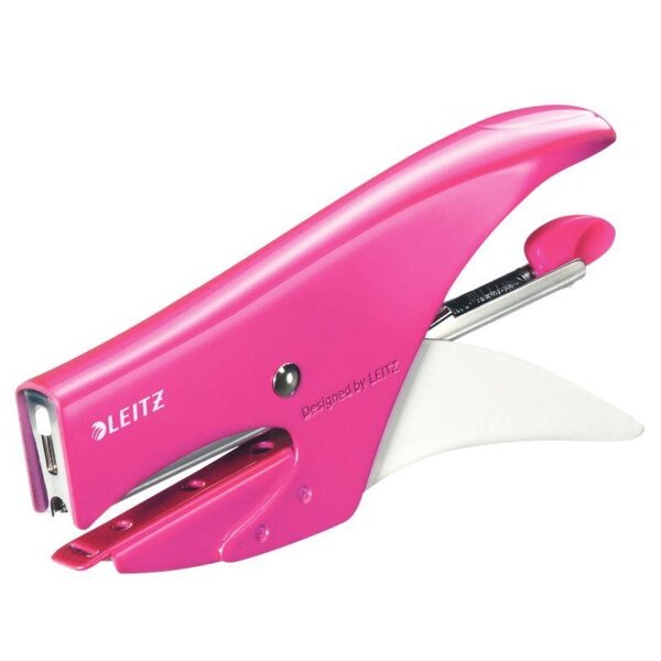 Agrafeuse pince LEITZ WOW 5531 15 feuilles rose