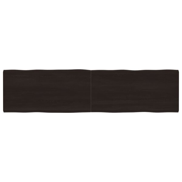 vidaXL Dessus de table bois massif traité bordure assortie