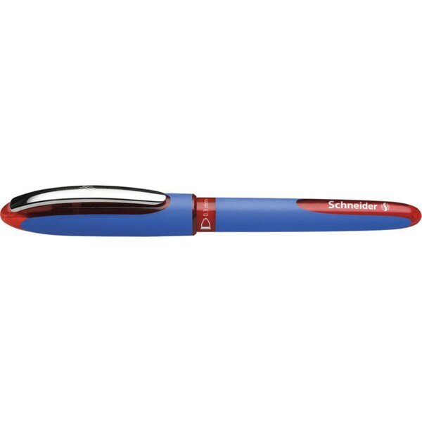 Roller à encre One Hybrid C Pte Conique 03 rouge SCHNEIDER