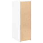 vidaXL Buffet blanc 30x42 5x93 cm bois d'ingénierie