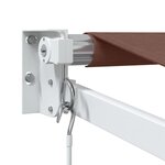 vidaXL Auvent manuel rétractable marron 300x250 cm