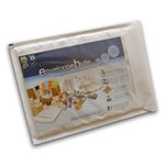 Lot de 400 enveloppes à bulles kangourou type d/4 format 170x265 mm avec poche plastique porte-document transparente intégrée