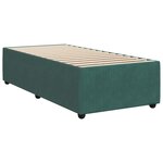 vidaXL Cadre de lit Vert foncé 80x200 cm Velours