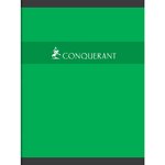 Cahier agrafé 24 x 32 cm 192 pages 70g Quadrillé 5x5 coloris aléatoire CONQUÉRANT