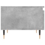 vidaXL Tables basses 2 Pièces gris béton 50x46x35 cm bois d'ingénierie