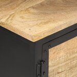 vidaXL Meuble TV 120x30x40 cm Bois massif de manguier