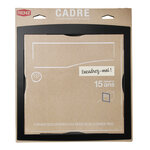 Cadre d'encastrement Noir Sablé RAL 2100 MS
