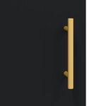 vidaXL Buffet noir 100x36x60 cm bois d'ingénierie