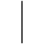 vidaXL Tête de lit métal noir 120 cm