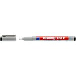 Feutre Non Permanent 151F Noir Pointe Fine 0 6 mm x 10 EDDING