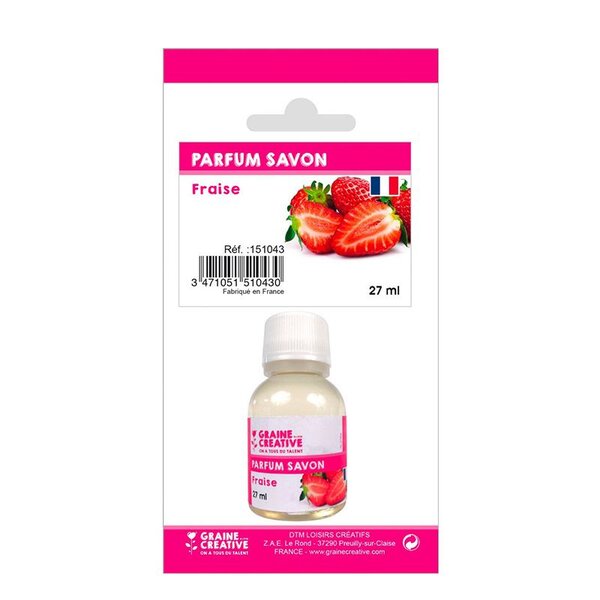 Parfum pour savon 27 ml Fraise