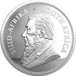 Pièce de monnaie en Argent 2 Rand g 62.2 (2 oz) Millésime 2021 Krugerrand 2021 KRUGERRAND
