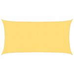 vidaXL Voile d'ombrage 160 g/m² Beige 2x3 5 m PEHD