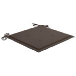 vidaXL Chaises pliables d'extérieur lot de 2 et coussins Bois d'acacia