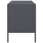 vidaXL Meubles TV 2 Pièces anthracite 68x39x50 5 cm acier