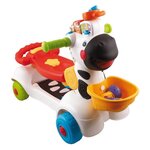 VTECH Porteur Trottino Mon Zebre Rigolo 3 en 1
