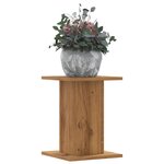vidaXL Supports pour plantes 2 Pièces chêne artisanal bois d'ingénierie