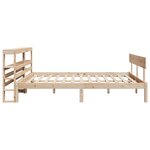 vidaXL Cadre de lit sans matelas 120x200 cm bois de pin massif