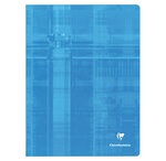 Cahier piqûre avec Seyès grands carreaux 24 x 32 cm 192 pages Coloris aléatoire CLAIREFONTAINE