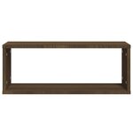 vidaXL Étagères murales cube 6 Pièces Chêne marron Bois d’ingénierie