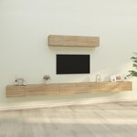 vidaXL Ensemble de meubles TV 6 Pièces Chêne sonoma Bois d'ingénierie