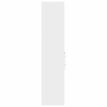 vidaXL Buffet haut blanc 30x42 5x185 cm bois d'ingénierie