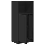 vidaXL Buffet avec LED noir 42 5x34x100 cm bois d'ingénierie