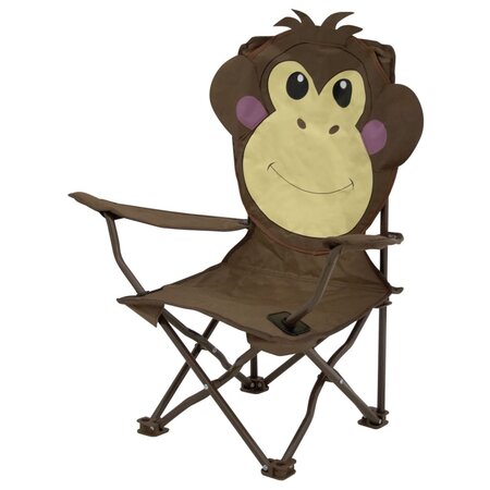 Eurotrail Chaise de camping pour enfants Ardeche Animal Singe