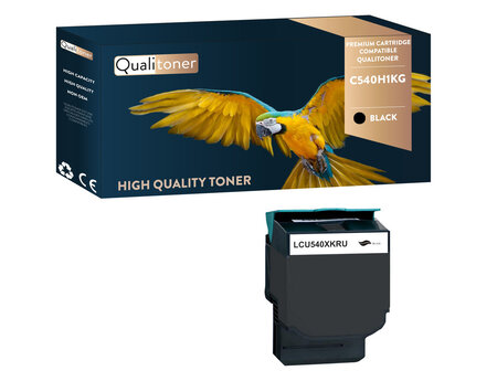 Qualitoner x1 toner c540h1kg noir compatible pour lexmark