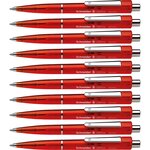 Stylo à bille Optima rouge Pointe Moyenne rouge x 10 SCHNEIDER