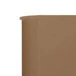 vidaXL Paravent 6 panneaux Tissu 800 x 120 cm Taupe