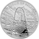 Pièce de monnaie en Argent 5 Dollars g 31.1 (1 oz) Millésime 2018 Bitemarks ALLIGATOR