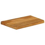 vidaXL Dessus de table à bord vivant 50x20x3 8 cm bois massif manguier