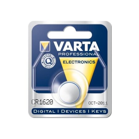 Pile bouton lithium 'Electronics' CR1620 3,0 Volt VARTA