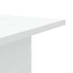 vidaXL Supports pour plantes 2 Pièces blanc 30x30x95 cm bois d'ingénierie