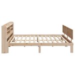 vidaXL Cadre de lit avec tête de lit 200x200 cm Bois de pin massif