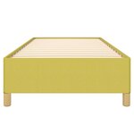vidaXL Cadre de lit Vert 100 x 200 cm Tissu