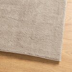 vidaXL Tapis HUARTE à poils courts doux et lavable sable 160x160 cm