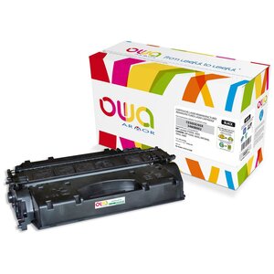 Toner d'encre remanufacturé, compatible pour HP 05X CE505X - Noir