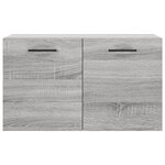 vidaXL Armoire murale Sonoma gris 60x36 5x35 cm Bois d'ingénierie