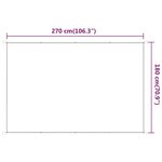 vidaXL Auvent vertical Vert clair 180x270 cm Tissu oxford