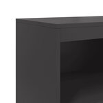 vidaXL Buffet haut rose 68 5x38 5x107 cm acier