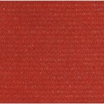 vidaXL Voile d'ombrage 160 g/m² Rouge 3x4 m PEHD