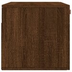 vidaXL Armoire murale chêne marron 80x36 5x35 cm bois d'ingénierie